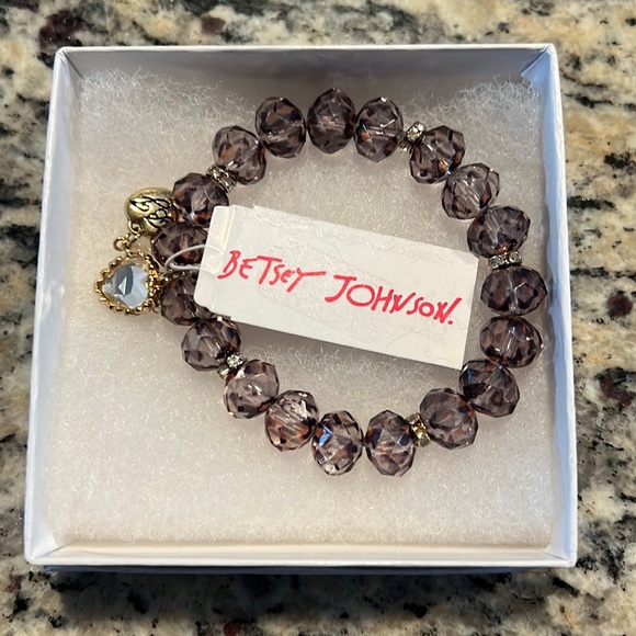 Betsey Johnson Jewelry - Betsey Johnson Bracelet Cheetah Beads NWT
